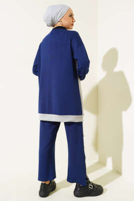 Loyşa Metal Düğme Detay İkili Takım Parlement - Thumbnail