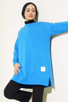 Salaş Armalı Tunik Bondi Mavisi - Thumbnail