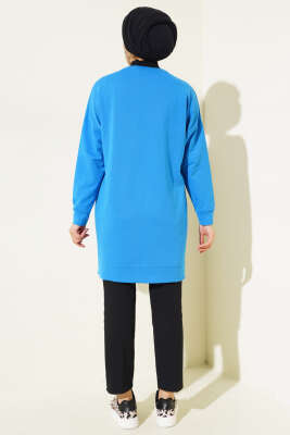 Salaş Armalı Tunik Bondi Mavisi - Thumbnail