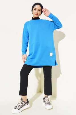 Salaş Armalı Tunik Bondi Mavisi - Thumbnail