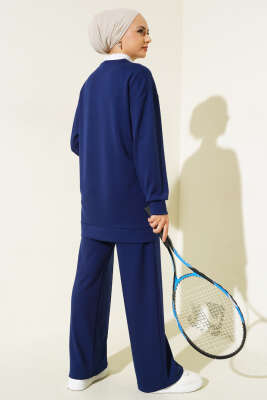 Önü Çımalı Tunik İkili Takım Parlement - Thumbnail