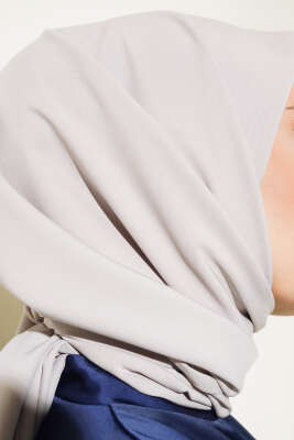 Medine İpeği Eşarp Açık Bej - Thumbnail