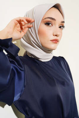 Medine İpeği Eşarp Açık Bej - Thumbnail