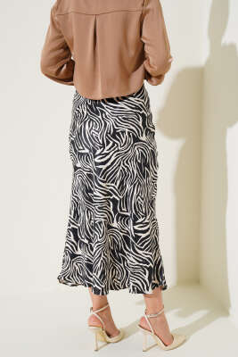 Karışık Desen Saten Etek Taş - Thumbnail