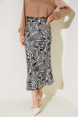 Karışık Desen Saten Etek Taş - Thumbnail