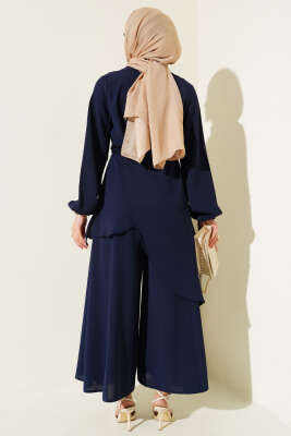 Bel Kuşaklı İkili Takım Lacivert - Thumbnail