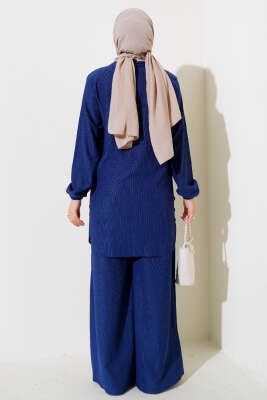 Yanları Düğme Detaylı İkili Takım Parlement - Thumbnail