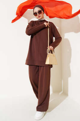 Pazarium - Önü Çımalı Basic İkili Takım Kahve