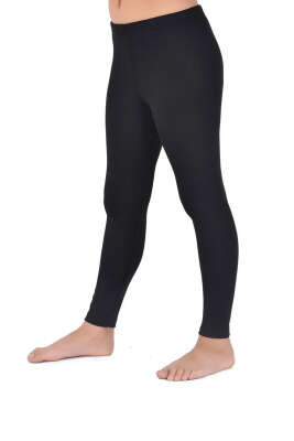 Tutku Kız Çocuk Termal Tayt Siyah - Thumbnail