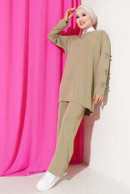 Pazarium - Loyşa Fiyonk Detaylı İkili Takım Çağla Yeşili