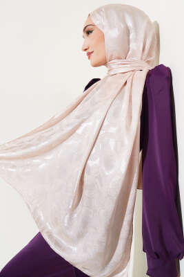 Sarmal Desen Jakar Melisa Şal Mocha -12 - Thumbnail