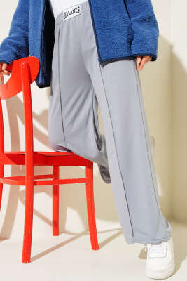 Balance Armalı Bel Lastikli Pantolon Kayrak Grisi - Thumbnail