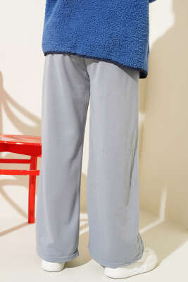 Balance Armalı Bel Lastikli Pantolon Kayrak Grisi - Thumbnail