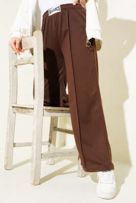 Balance Armalı Bel Lastikli Pantolon Kahve - Thumbnail