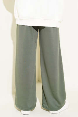 Balance Armalı Bel Lastikli Pantolon Haki - Thumbnail