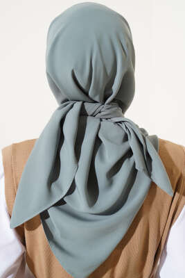 Medine İpeği Eşarp Nil Yeşili - Thumbnail
