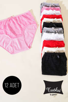 Pazarium - Tutku Bayan 12'li Elestan Tüllü Bato Kombin