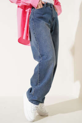 Baggy Salaş Kot Pantolon Kahve Tint - Thumbnail