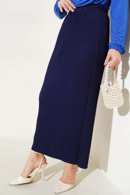 Fitilli Kalem Etek Lacivert - Thumbnail