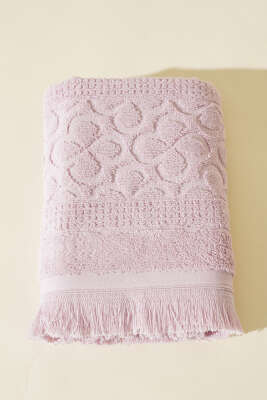 Mısır El Yüz Havlusu Lila - Thumbnail