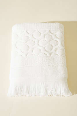 Mısır El Yüz Havlusu Ekru - Thumbnail