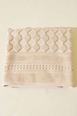 Lüks Ayak Havlusu Latte - Thumbnail