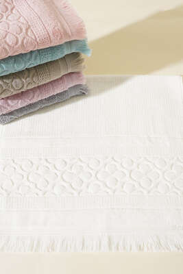 Pazarium - Mısır El Yüz Havlusu Ekru