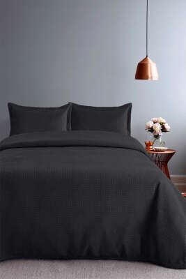 Pazarium - Tek Kişilik Yatak Örtüsü Petrol