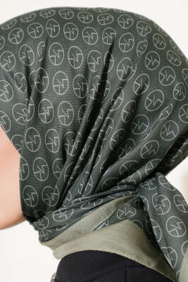 MK Desen Soft Eşarp Çağla Yeşili - Thumbnail