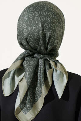 MK Desen Soft Eşarp Çağla Yeşili - Thumbnail