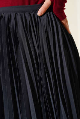 Fırfırlı Tül Etek Füme - Thumbnail