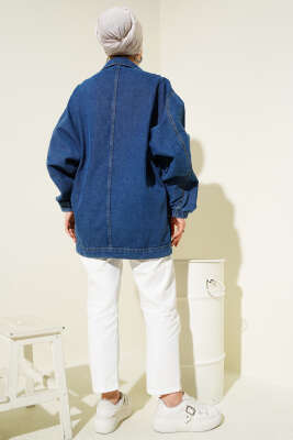 Yarasa Kol Kot Ceket Kot - Thumbnail