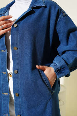 Yarasa Kol Kot Ceket Kot - Thumbnail