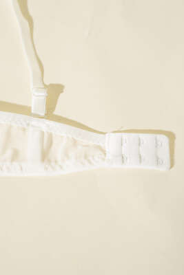 Lotus Destekli Jakar Sütyen Ekru - Thumbnail