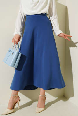 Uzun Scuba Etek İndigo - Thumbnail