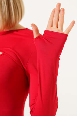 Askılı Scuba Tulum Kırmızı - Thumbnail