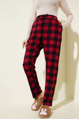 Kadın Versa Pijama Alt Bordo - Thumbnail