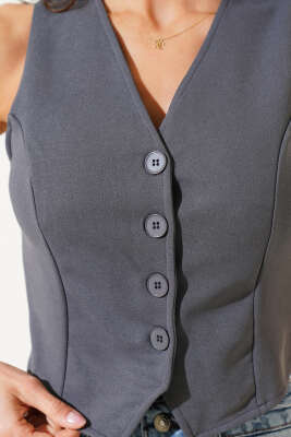 Krep Yelek Füme - Thumbnail