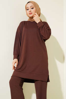 Fitilli İkili Takım Kahve - Thumbnail