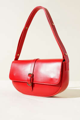 Pazarium - Ayarlanabilir Askılı Çanta Kırmızı