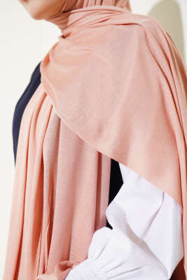 Klasik Penye Şal Somon - Thumbnail