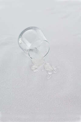 Tek Kişilik Sıvı Geçirmez Yatak Alezi Beyaz - Thumbnail