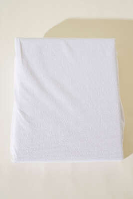 Tek Kişilik Sıvı Geçirmez Yatak Alezi Beyaz - Thumbnail