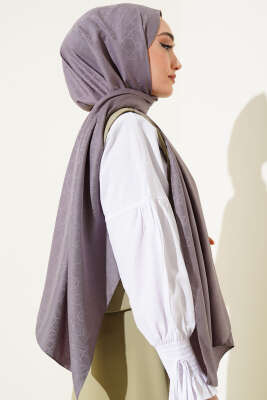 VS Desen Jakar Şal Füme - Thumbnail