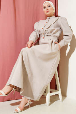 Pazarium - V Alerli Ceketli Jile İkili Takım Taş