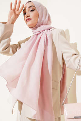 Pazarium - Rami Naturel Şal Pudra -02