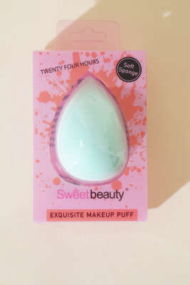 Yumurta Model Makyaj Süngeri Yeşil - Thumbnail