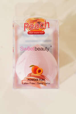 Meyve Şekilli Makyaj Süngeri Şeftali - Thumbnail