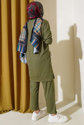 Fitilli İkili Takım Haki - Thumbnail