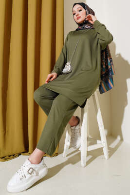 Fitilli İkili Takım Haki - Thumbnail